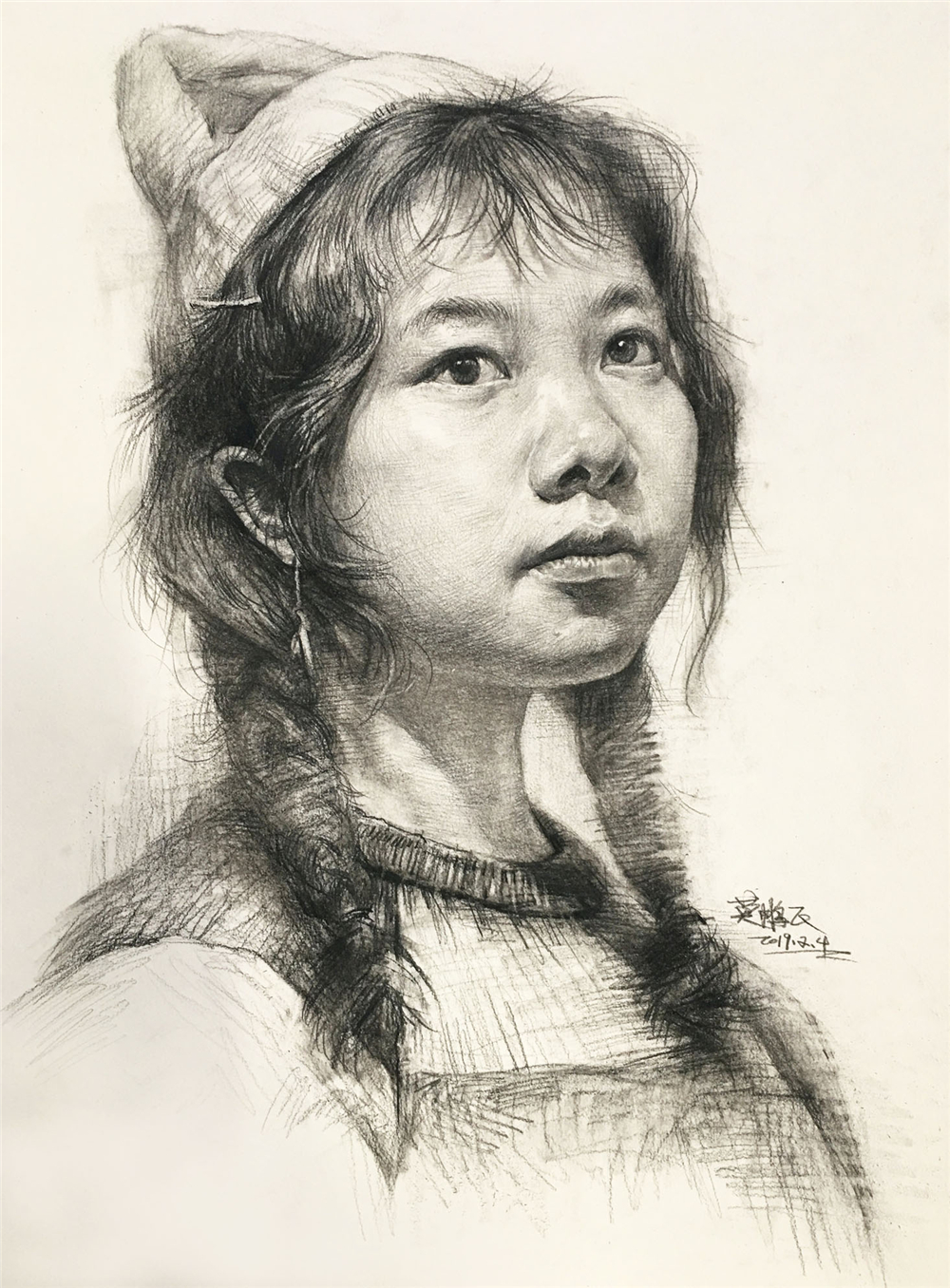 武汉画室素描头像